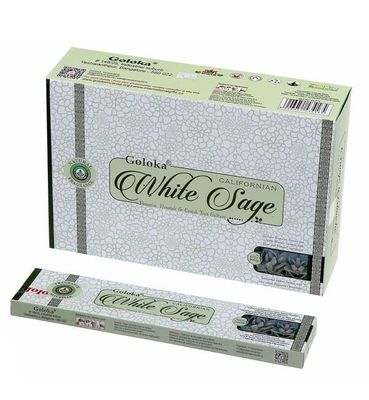 Goloka Californian White Sage Incense Sticks 15g