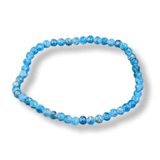 Apatite 4MM Faceted Bracelet