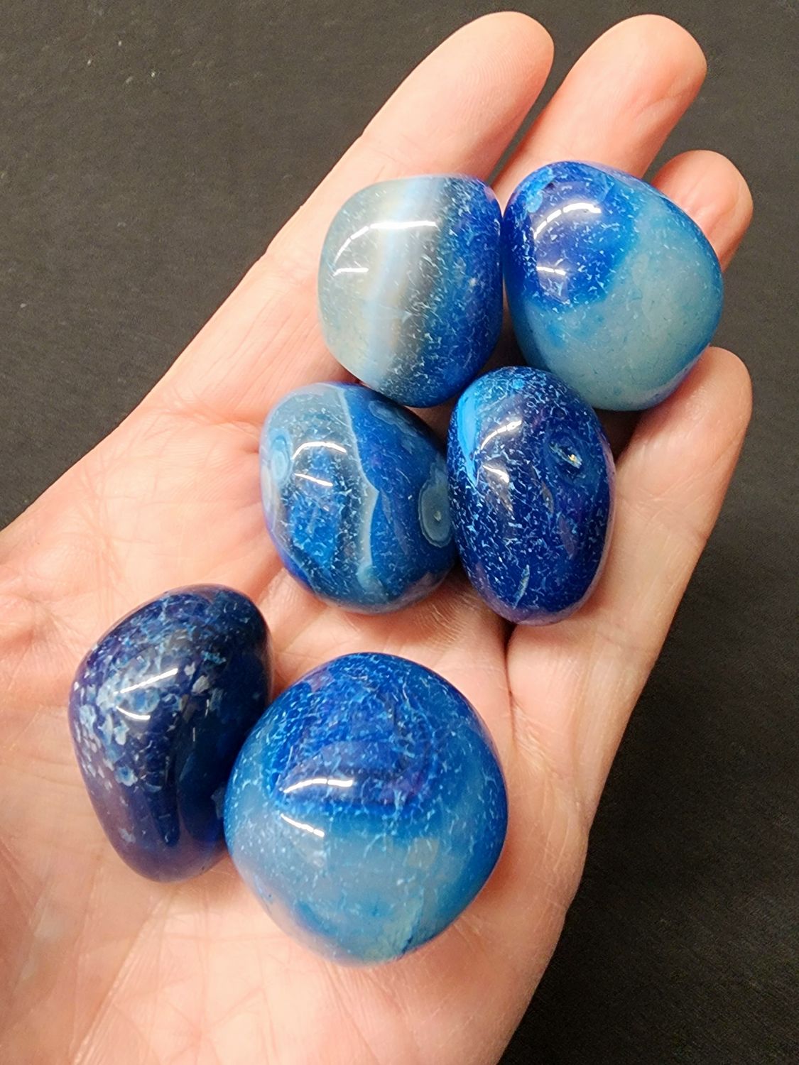 Blue Agate Tumble