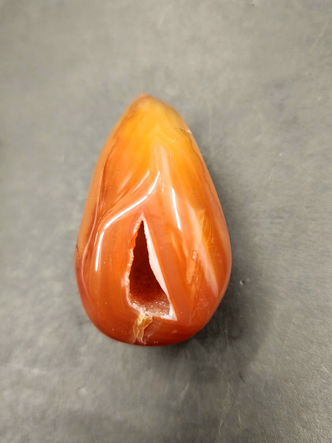 Carnelian Druzy Eggs C