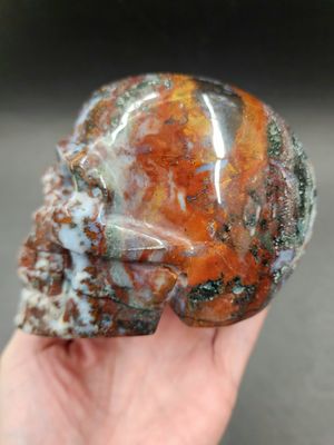 Ocean Jasper Crystal Skull