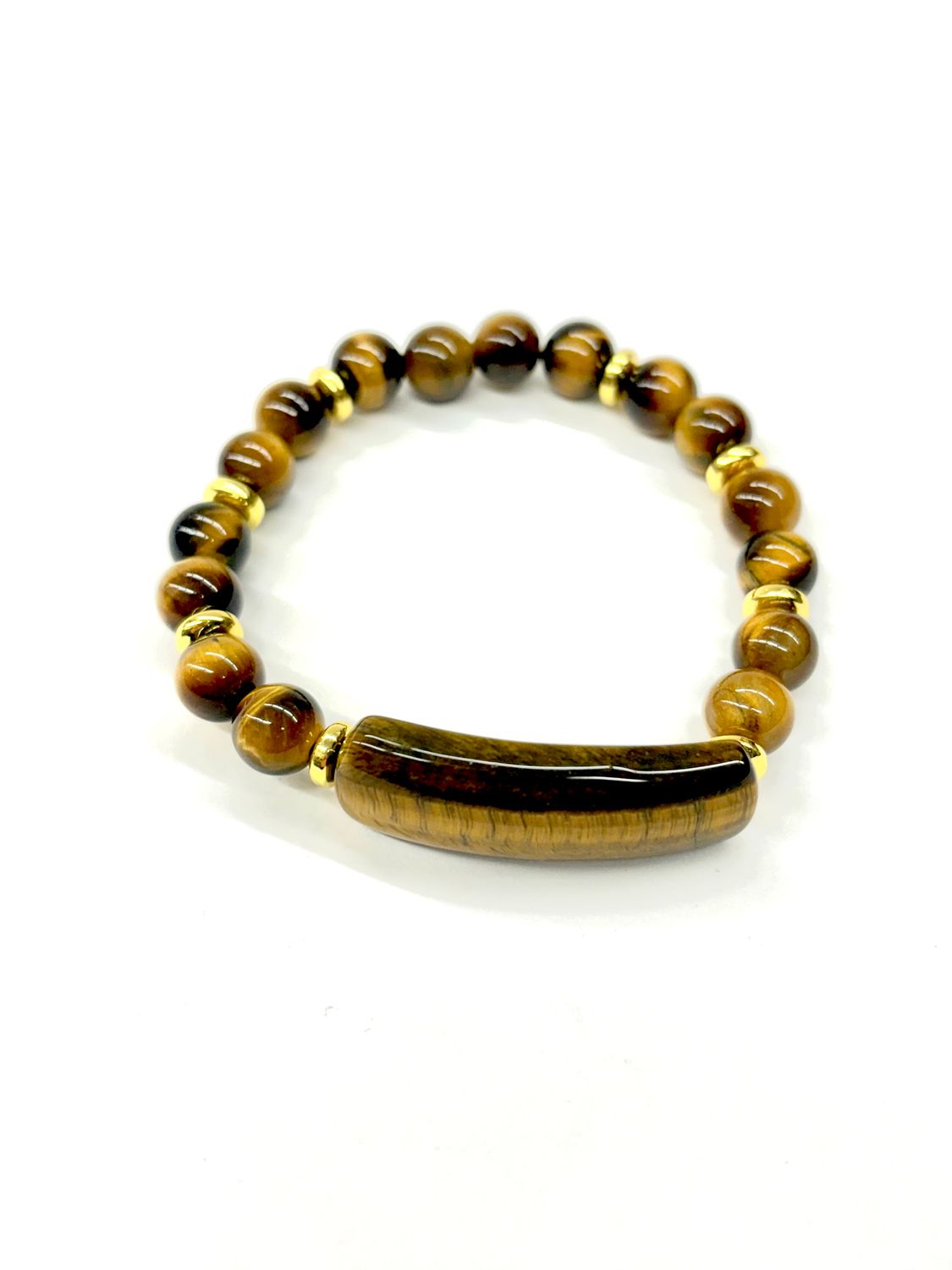 Golden Tiger's Eye 8mm Statement Bracelet