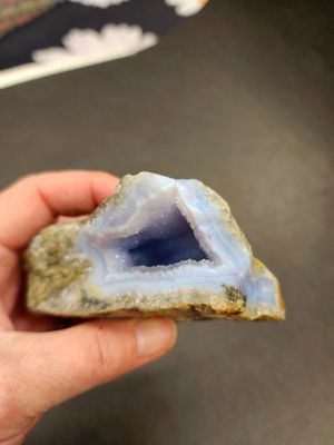 Blue Lace Agate Geode A