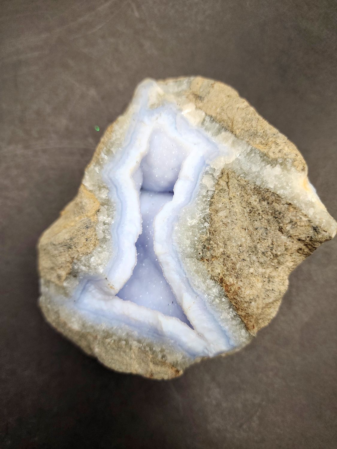 Blue Lace Agate Geode