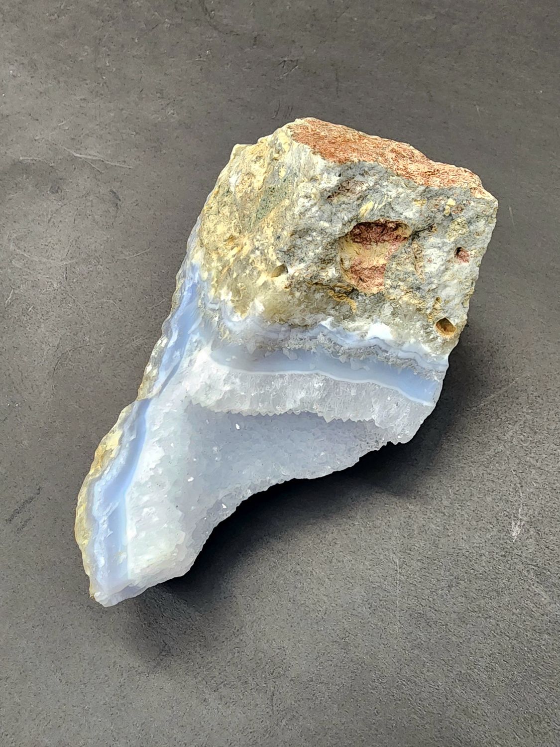 Blue Lace Agate Geode C