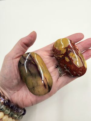 Mookaite Jasper Palm Stones