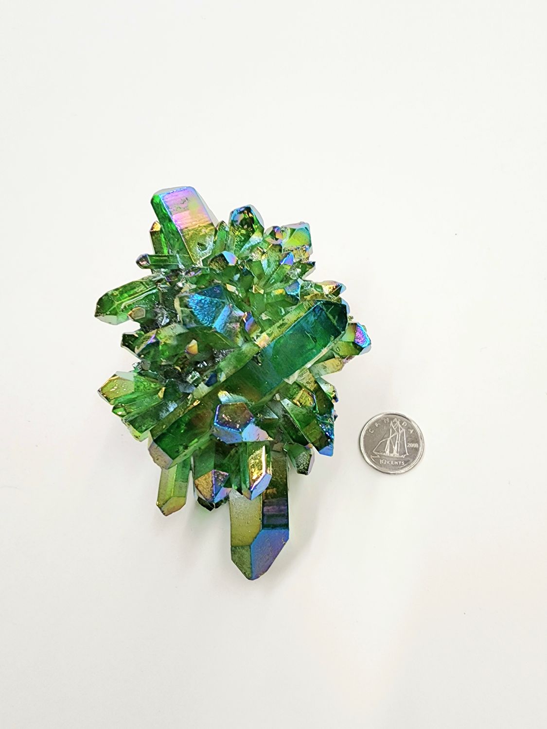 Green Aura Quartz Cluster