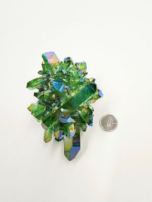 Green Aura Quartz Cluster