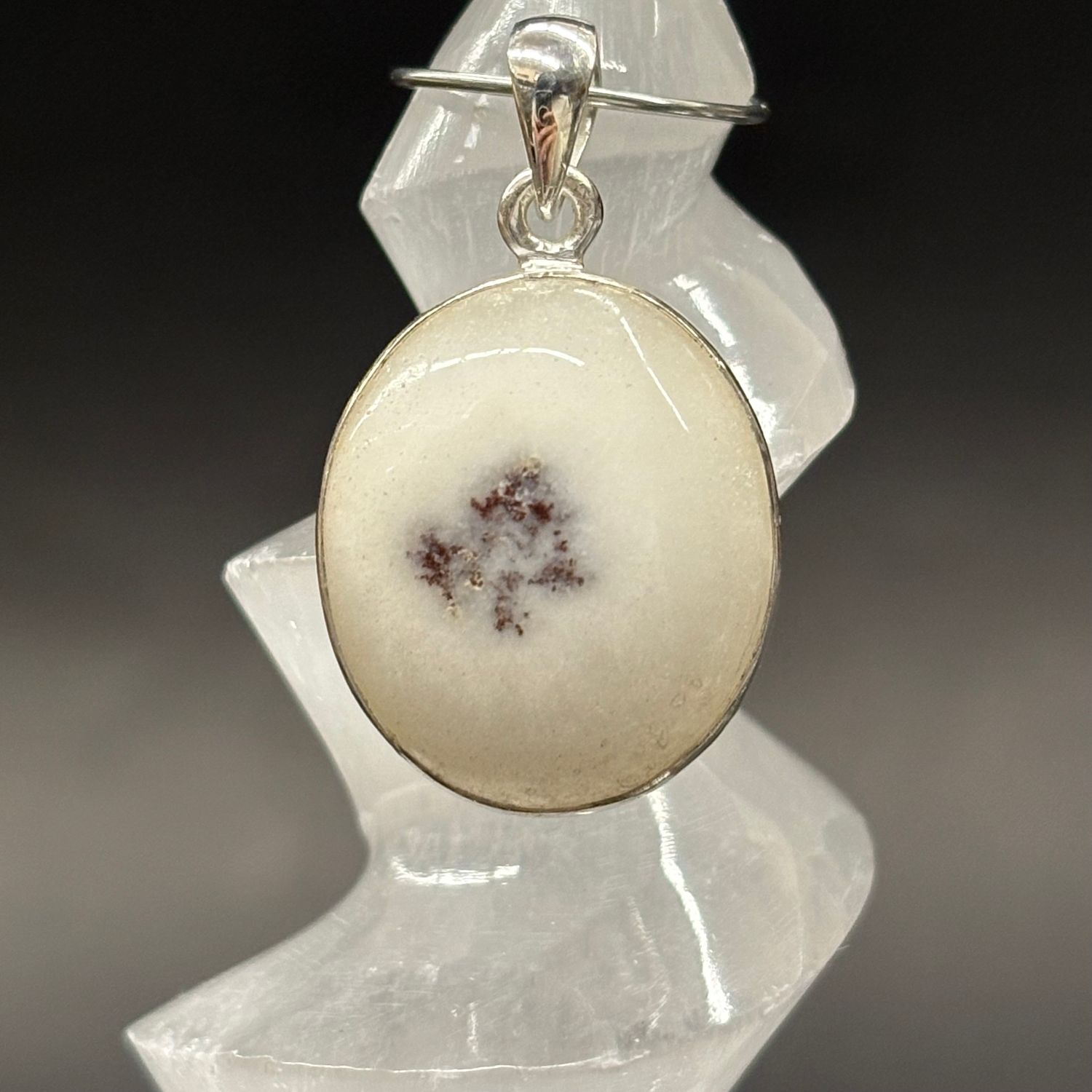 Solar Quartz Pendant E Sterling Silver