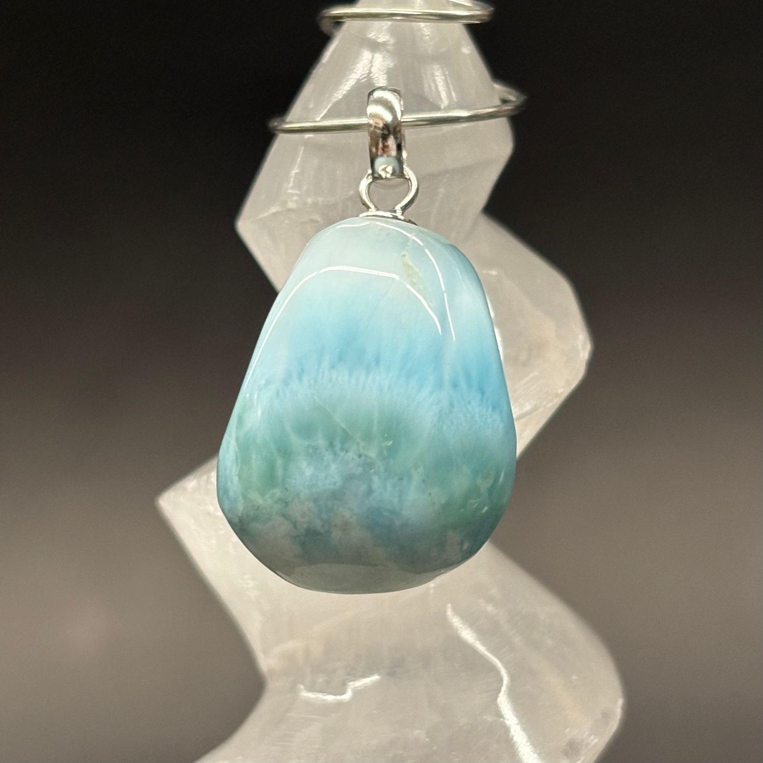 Larimar Pendant I Sterling Silver