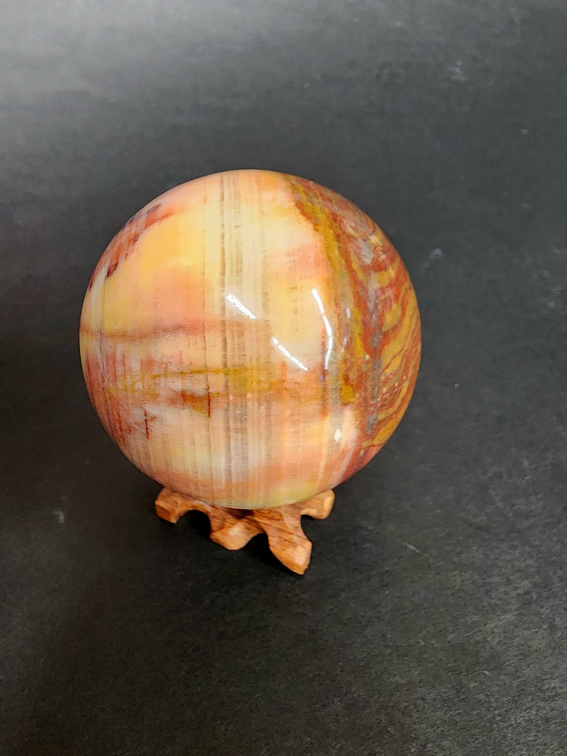 Peach Calcite Sphere 2.75"