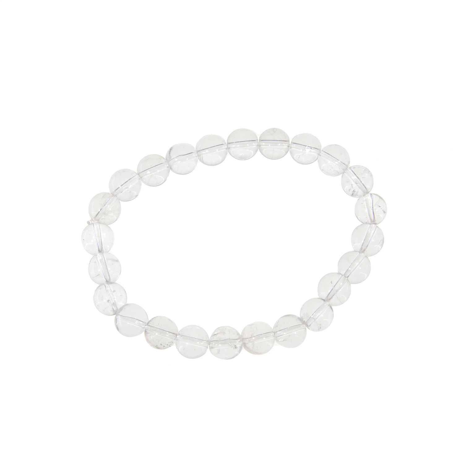 Large Clear Quartz Bracelet 8-8.5"
