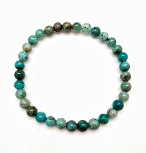Blue-Green Kyanite 6MM Bracelet