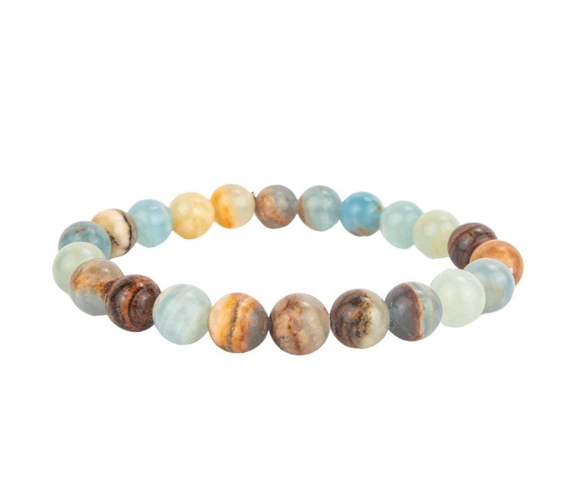 Blue Onyx Bracelet 8mm