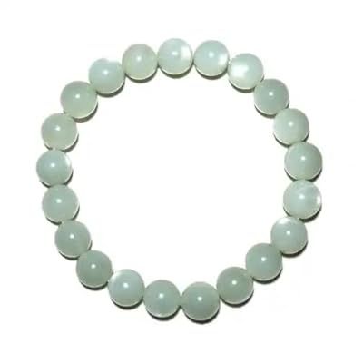 Green Moonstone (Garnierite) Bracelet 6-7mm