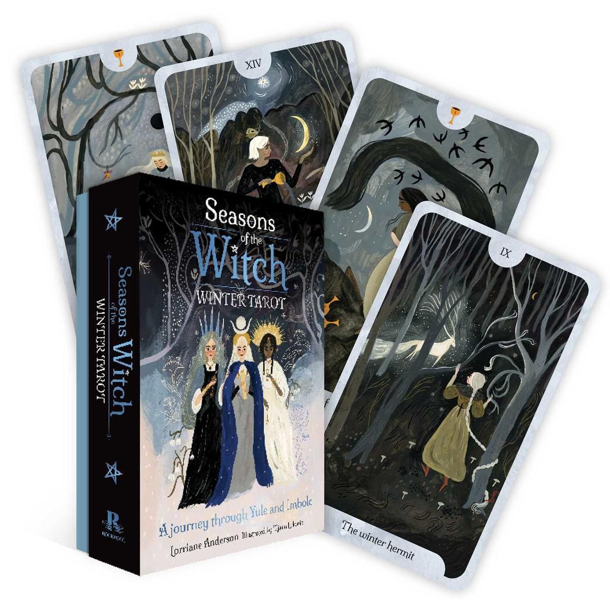 Seasons of the Witch Winter Tarot By Lorriane Anderson &amp; Tijana Lukovic