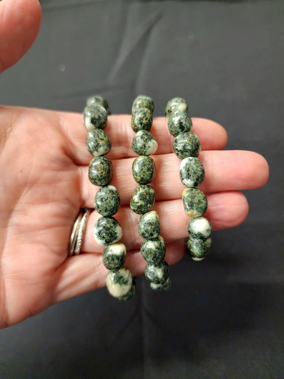 Preseli Bluestone Tumbled Bracelets - Stonehenge