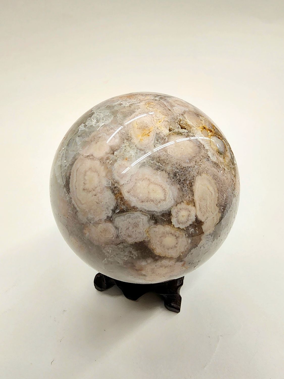 Flower Agate Sphere 2.5"
