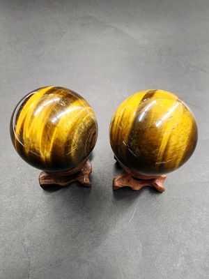 Golden Tiger's Eye Spheres