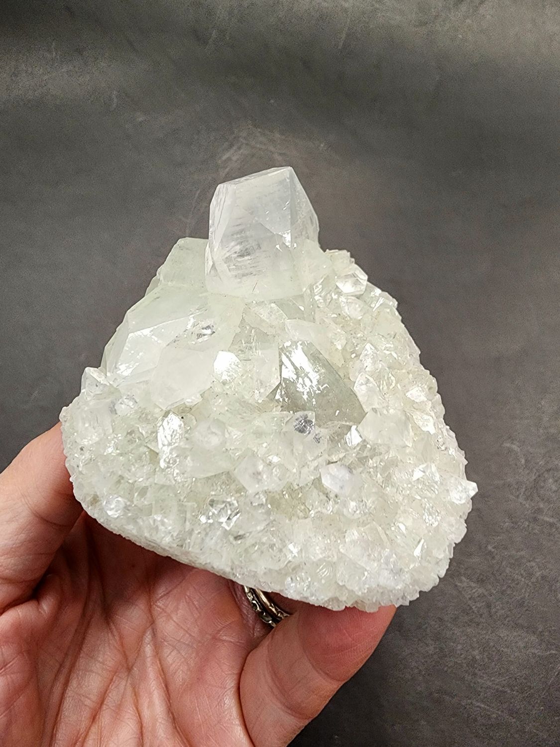 Apophyllite Cluster C with Abundance Formation