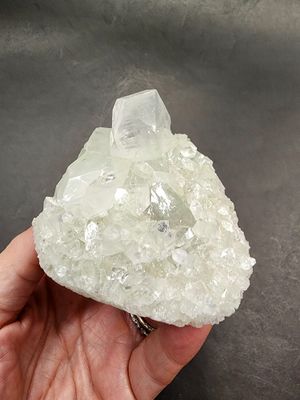 Apophyllite Cluster C with Abundance Formation