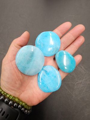 Blue Aragonite Earth Stones