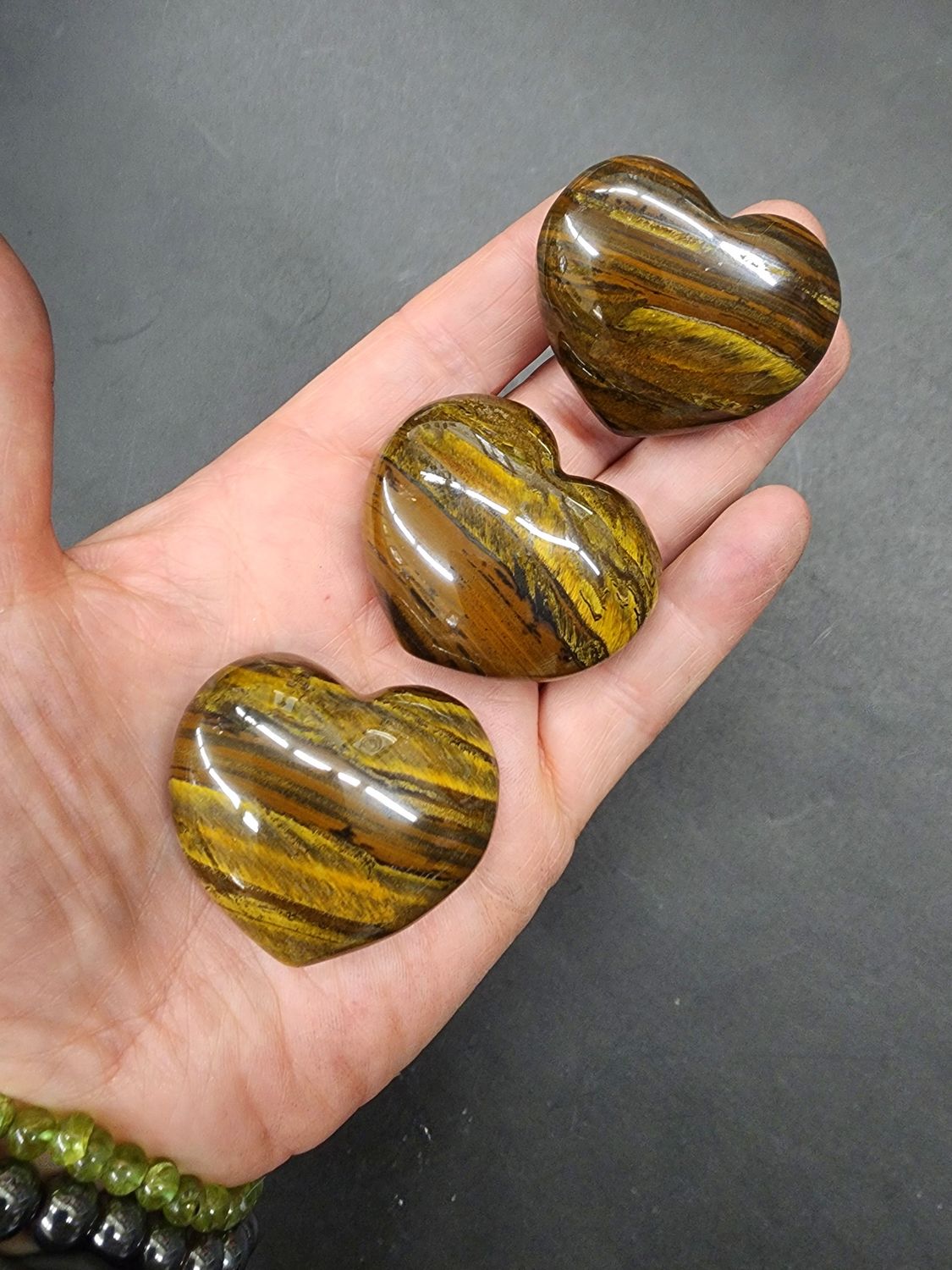 Tiger Iron / Mugglestone Puffy Hearts