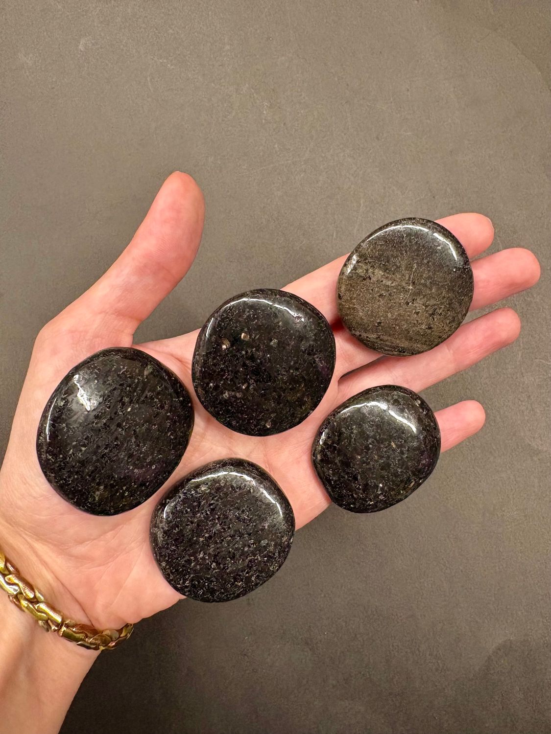 Nuummite Earth Stone