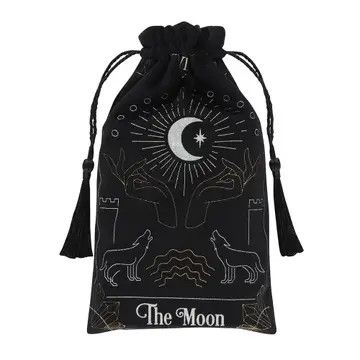 Drawstring Tarot Bag - The Moon