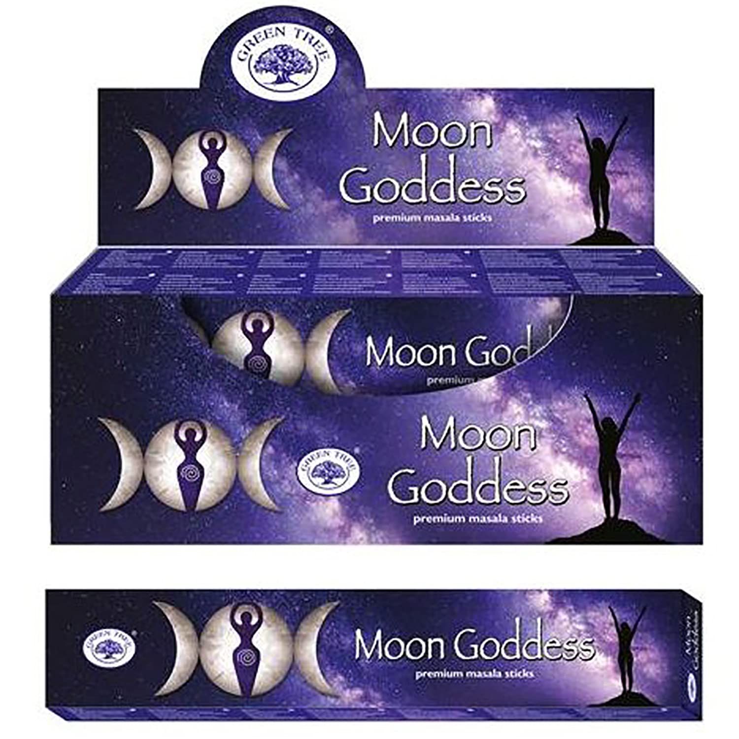 Moon Goddess Green Tree Incense Sticks 15g