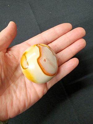 Polychrome Jasper Palm Stone