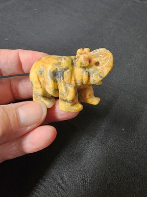 Crazy Lace Agate Elephant
