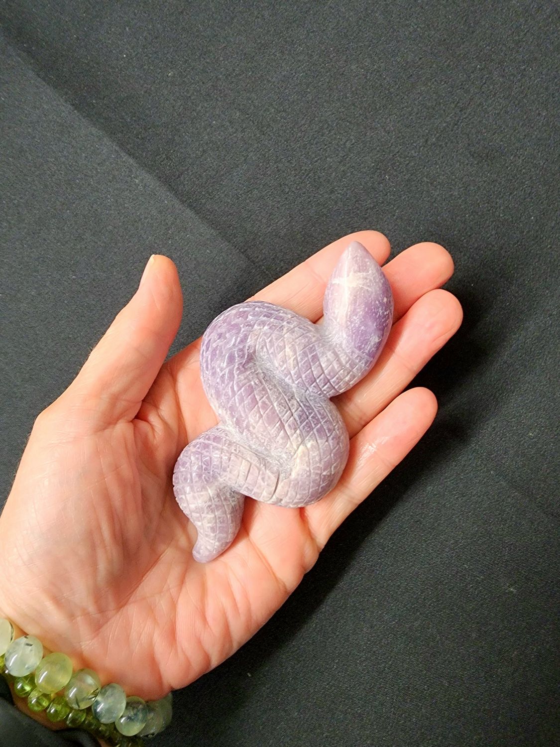 Lepidolite Snake
