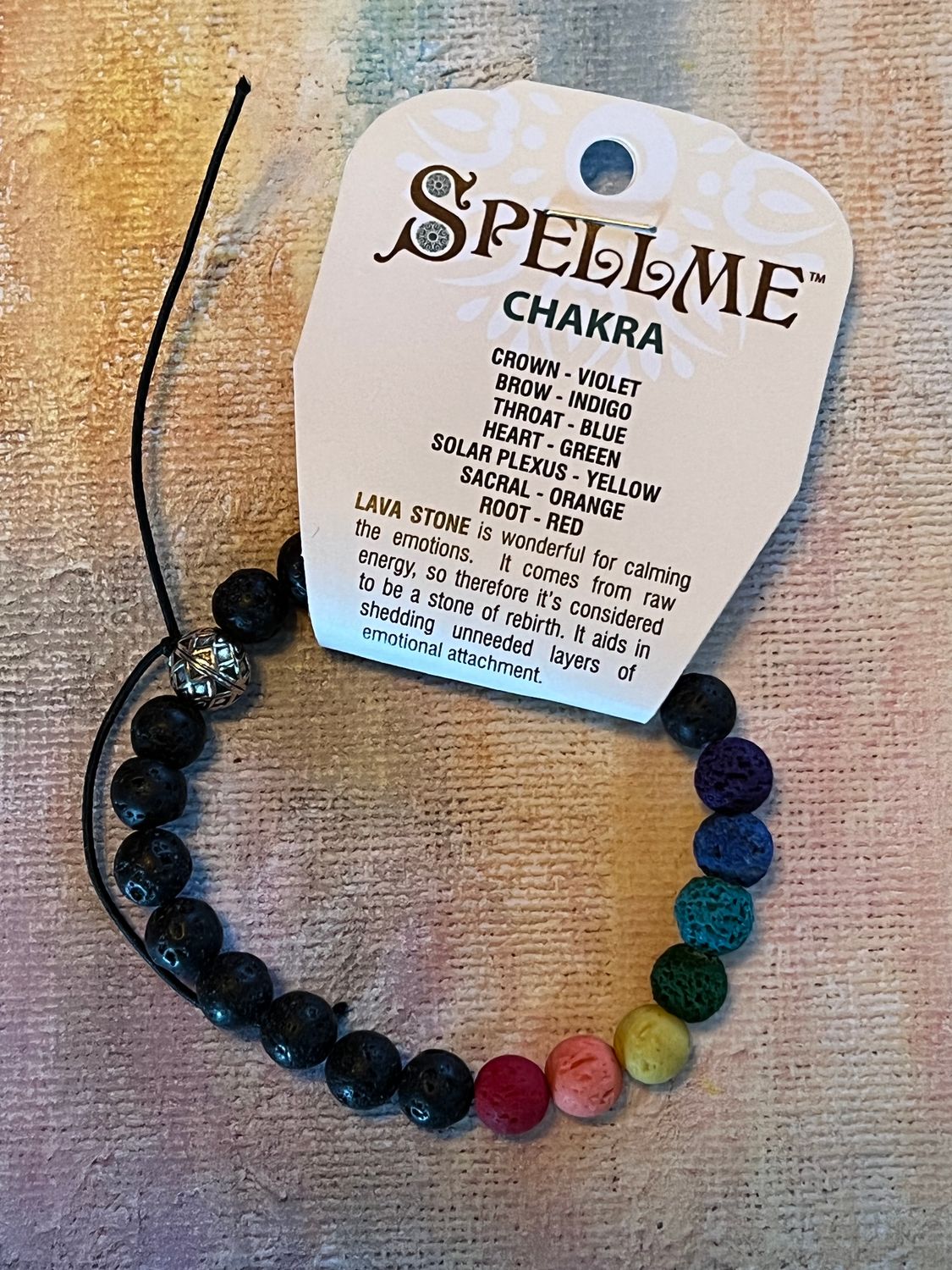 Spell Me Bracelet - Lava &amp; Gem Chakra