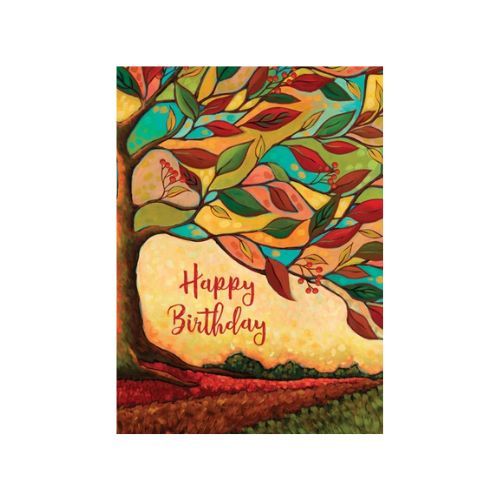 Colourful Foliage Greeting Card