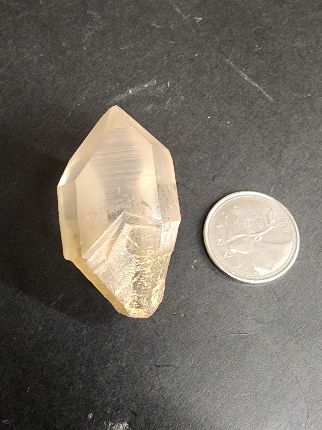 Pink Lemurian Quartz Point