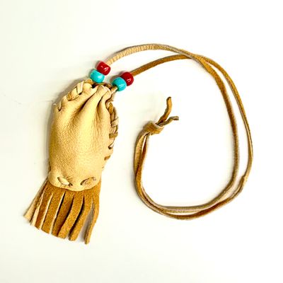 Caldwell Medicine Pouch (Manitoulin) with Sweetgrass