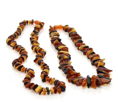Baltic Amber - Chip Necklace 18"