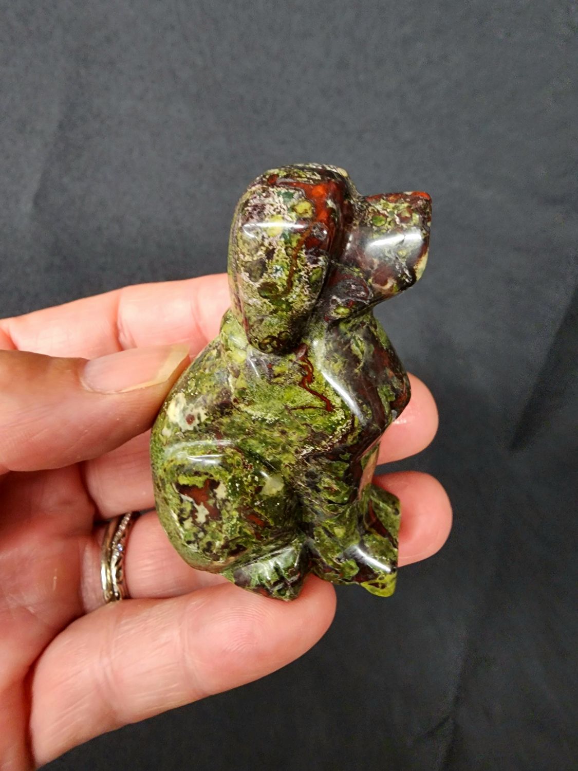 Dragons Blood Jasper / Dragon Stone Dog  2.5"