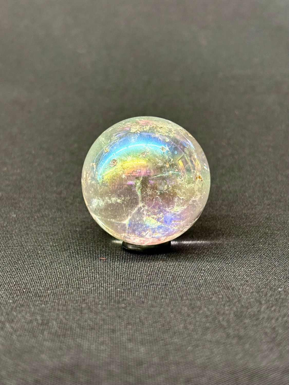 Angel Aura Quartz Sphere 1.4"  *as is*