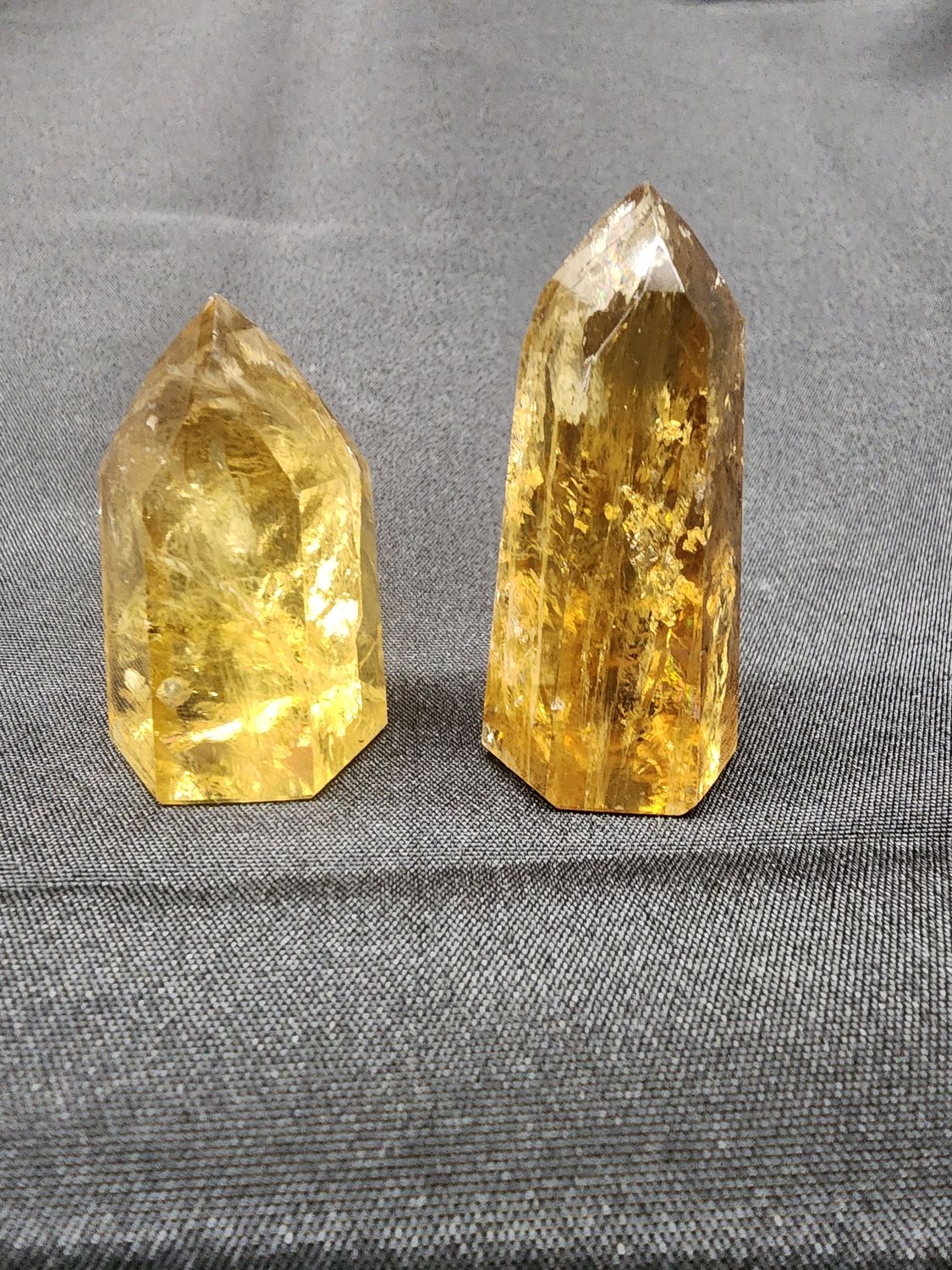 Natural Smoked Citrine Generators / Points