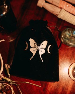 Luna Moth Tarot Bag