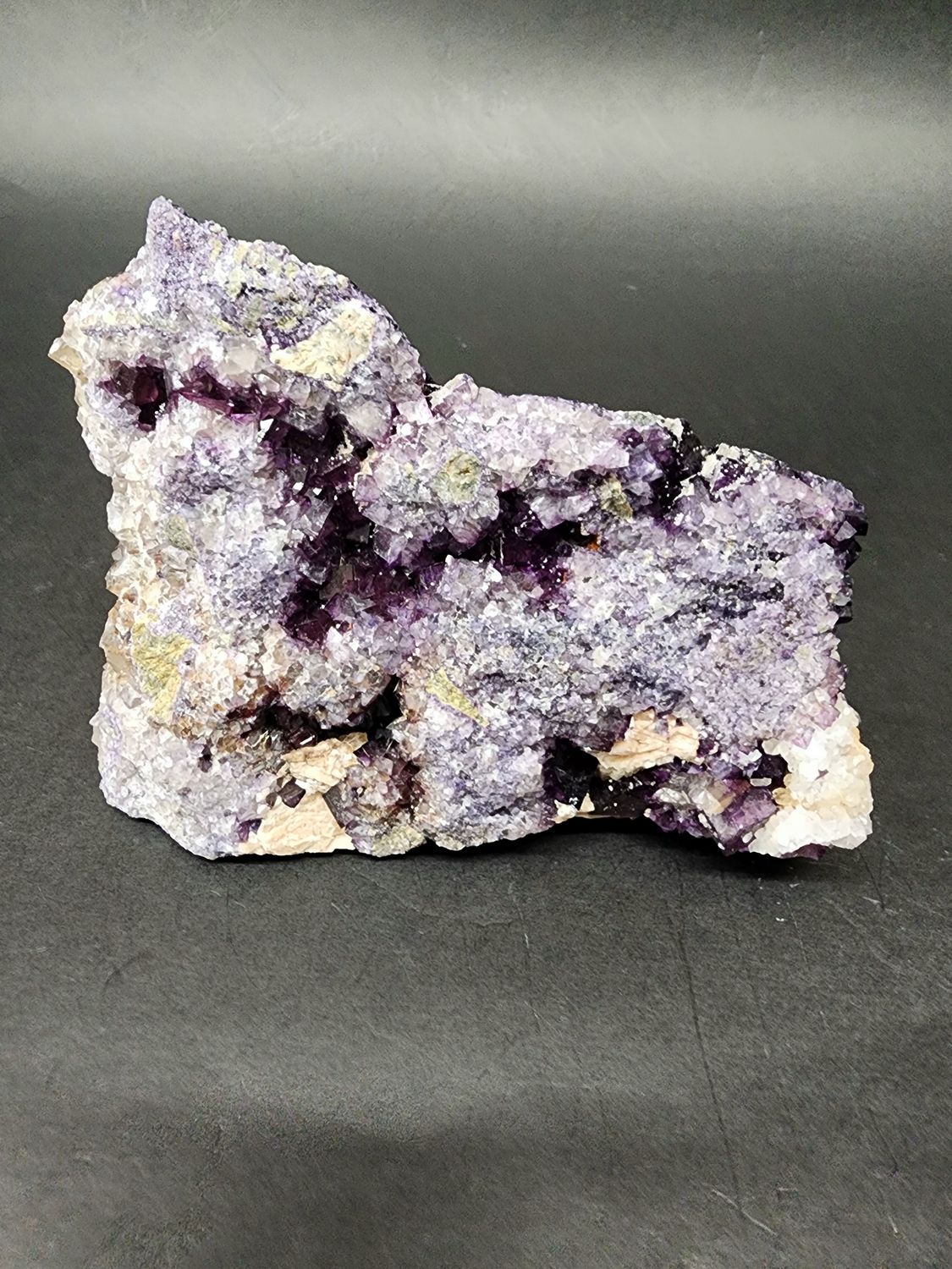 Purple Fluorite Cluster