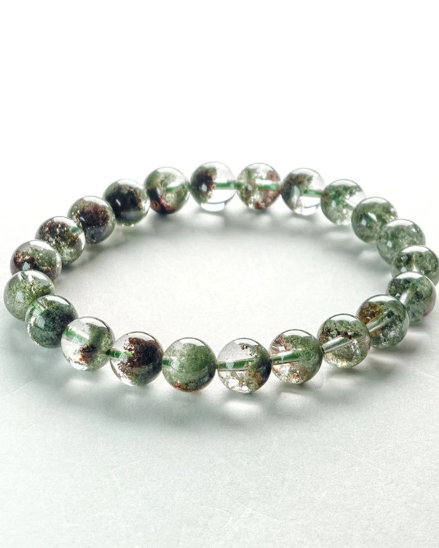 Green Phantom Quartz Bracelet 6mm