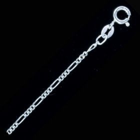 Chain Light Figaro 50 - 16 " Sterling Silver