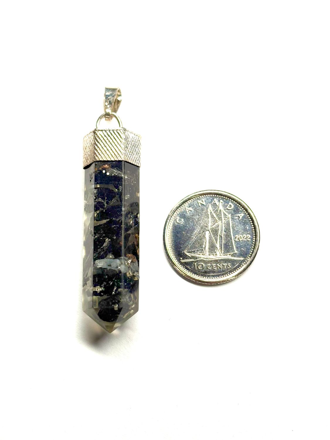 Shungite Orgonite Point Pendant
