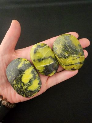 Green Opal Palm Stones