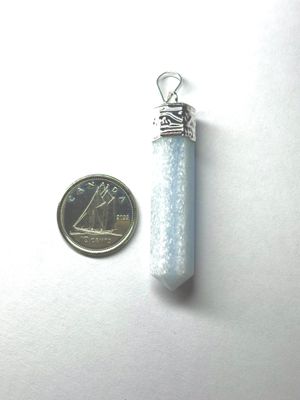 Aquamarine Point Pendant
