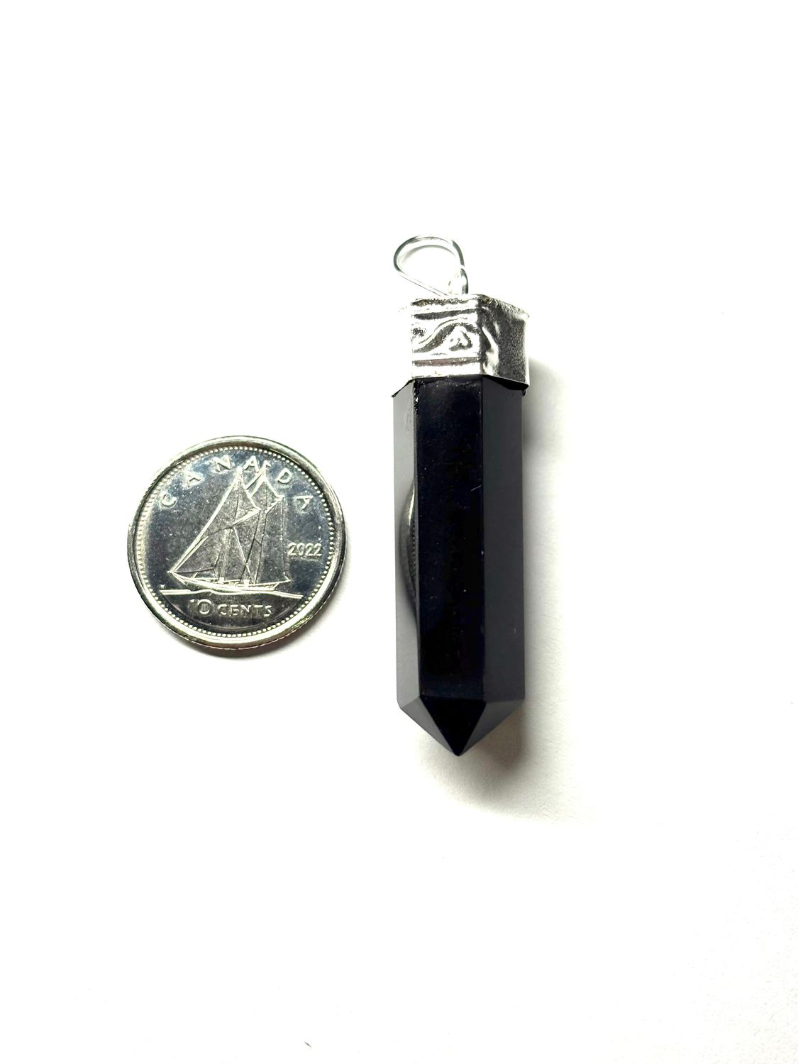 Black Obsidian Point Pendant