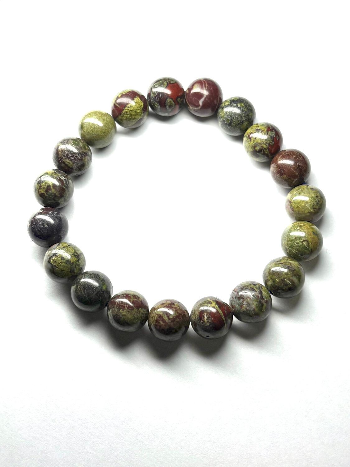 Dragon's Blood Jasper 10MM  Bracelet